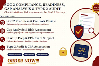 perform soc 2 type 2 audit and CPA attestation for saas businesses
