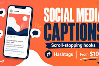 write engaging social media captions and hooks for your brand