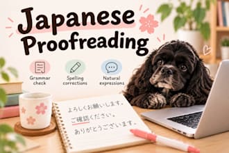 proofread and improve your japanese text naturally