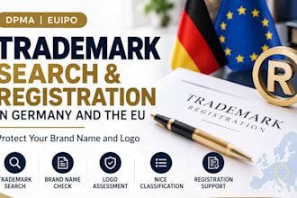 trademark search and register in germany for brand name eu via dpma euipo