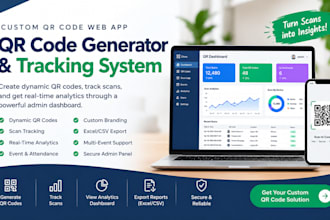 build a custom qr code tracking system with scan analytics, qr code development
