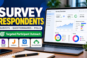 recruit survey respondents for any online surveys questionnaires polls, voting