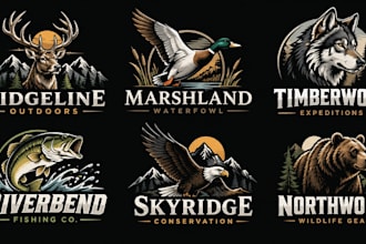 design a professional animal, nature, conservation, forest, safari wildlife logo