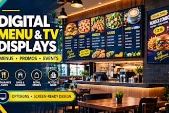 turn your TV into a professional digital menu and advertising display