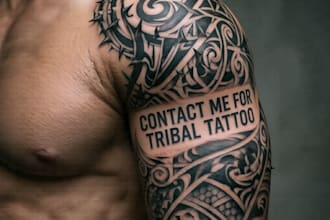 tribal tattoo design contact me for tribal tattoo