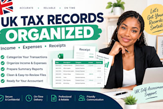 organize your UK self assessment tax records and expenses