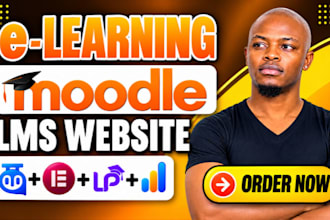 setup elearning course on moodle lms, course upload, lms website, talentlms