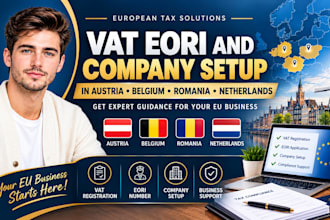 guide vat eori and company setup in austria belgium romania netherlands