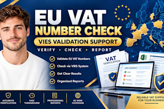 verify eu vat numbers and provide vies validation support