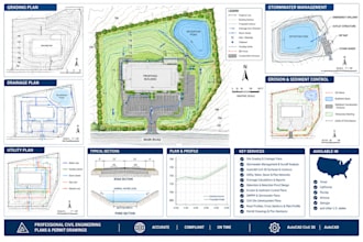 civil engineering grading plan drainage erosion stormwater control permit plan