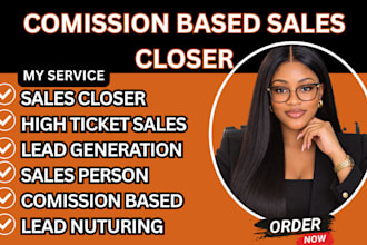 commission based sales closer sales representative appointment setting