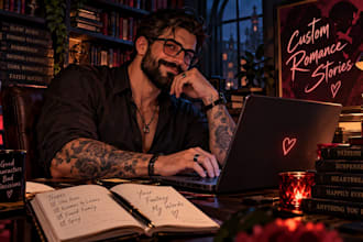 write a dark romance erotica story from your pov