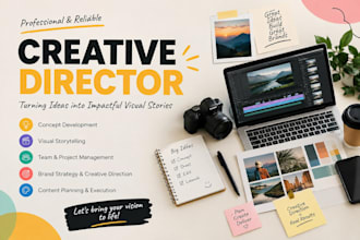 be your creative director for premium brand identity and art direction