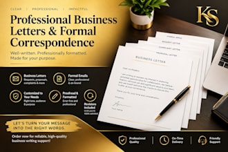 write professional business letters and formal correspondence