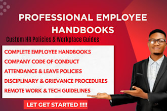 write professional employee handbooks and company policy manuals