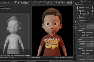 do 3d character modeling for  games, animation, or vtuber