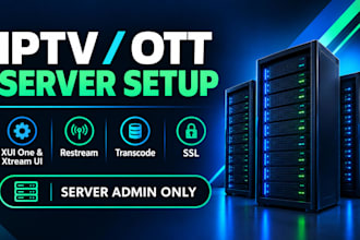 set up your media server, live streaming and vod stack