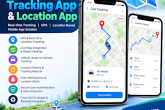develop a professional tracking app and location based