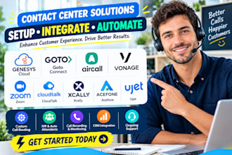 genesis cloud, goto connect, aircall vonage zoom cloudtalk xcally acefone ujet