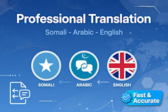 do accurate english to somali and somali to english translation