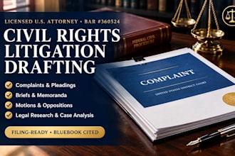 draft a motion to dismiss opposition brief and legal motions