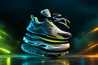 create shoes, 3d sneakers, 3d footwear, 3d shoes for second life with rigging