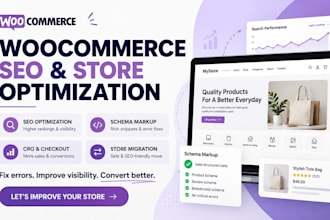 optimize woocommerce SEO schema markup cro and website migration