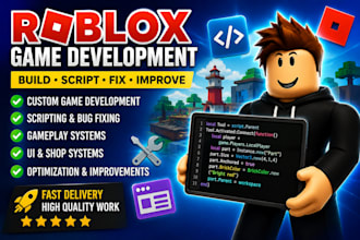 develop roblox tycoon simulator obby games fix scripts with german support