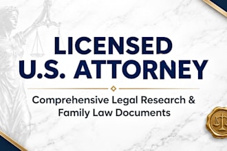 research statutes and case law for divorce and custody