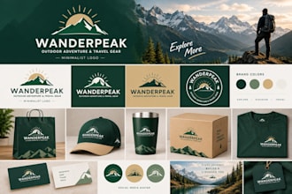 create a professional brand identity and branding package