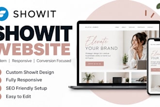 design, redesign and customize your showit website