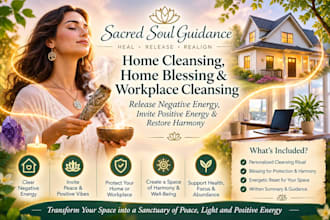 perform home cleansing home blessing workplace spiritual cleansing