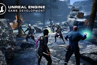 do unreal engine game development for open world game, survival game, rpg game