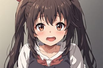 draw custom anime character art, nfsw, furry, sfw, fanart
