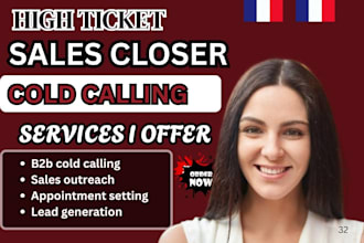 do french cold calling appointment setting b2b sales