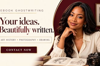 ghostwrite your art history photography and drawing ebook