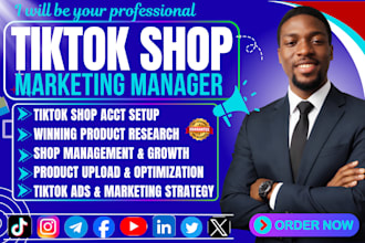 setup tik tok shop tik tok dropshipping tik tok manager tik tok shop marketing