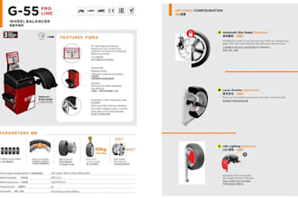 design editable technical handbook, equipment catalog and product spec sheet