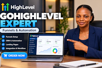 setup go high level workflow, ghl website design, ghl automation, ghl funnels