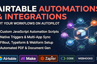 build custom airtable automations make zapier workflows