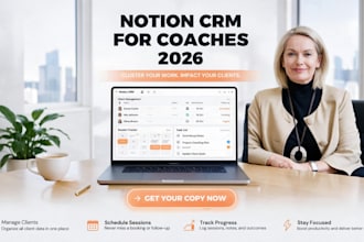 create a custom notion crm dashboard for coaches and consultants