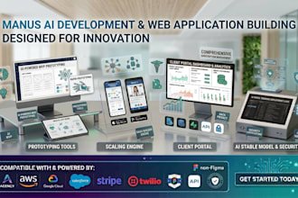 create custom manus ai agents and autonomous ai web apps for business