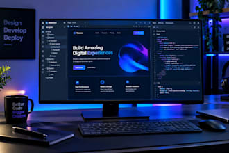 design a custom UI UX landing page in figma