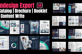 design medical product catalog home care brochure, booklet and content writing