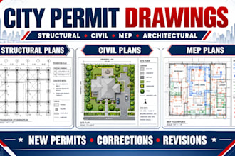 civil and structural engineering calculations, structural design, permit drawing