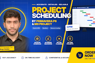 create construction schedule and baseline using primavera p6