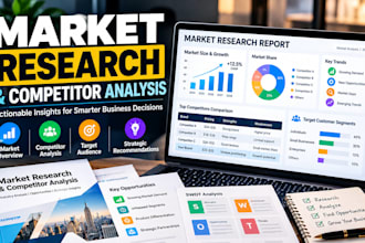 conduct market research and competitor analysis