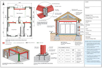 draw UK planning permission plan UK building regulation and structural drawing