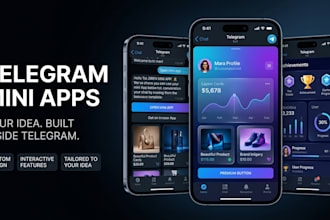 build a custom telegram mini app and bot