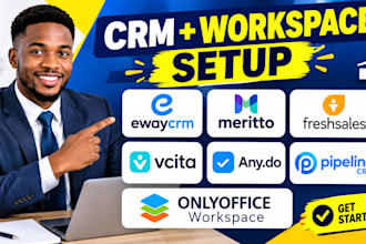 setup ewaycrm meritto freshsales vcitaanydo pipeline CRM onlyoffice workspace